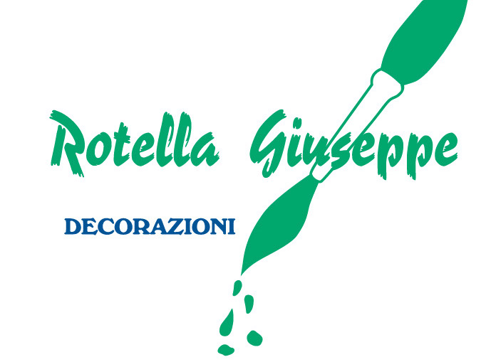 logo rotella giuseppe decorazioni con wrdmark e pittogramma
